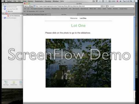 iWeb slideshow problem