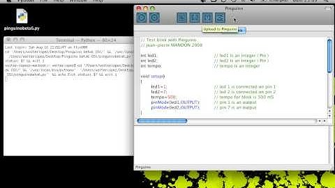 PIGUINO PIC  running into ACER ASPIRE ONE 110 with MAC OSX
