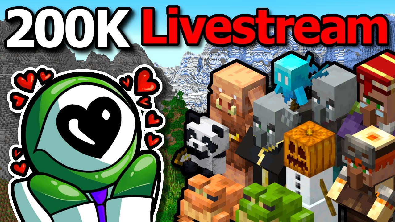 200,000 Subscriber Special 🔴LIVESTREAM🔴 Minecraft 1.19 Survival & More