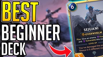 BEST TOP TIER BEGGINER DECK IN LEGENDS OF RUNETERRA - Midrange Frostbite Guide & Review (LoR Guide)