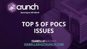 Top API Security Issues Found During POCs