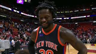 Full Julius Randle reacts to GAME WINNER, tying career high in Miami: 'Trust & Belief!' | NBA on ESPN Guide