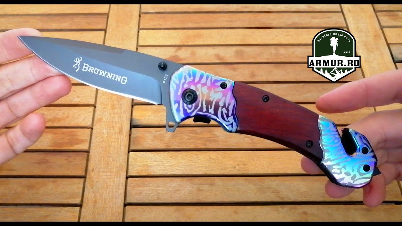 Knife Browning F123 Briceag Folder Knife Cutit pocket knives review