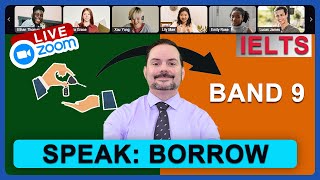 IELTS Live Class - Speaking about Borrowed Items