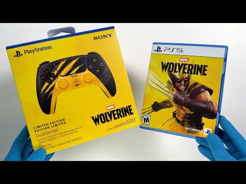 Wolverine PS5 Unboxing + Limited Edition Controller!
