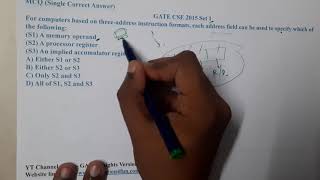 GATE CSE 2015 SET 1 || COMPUTER ORGANIZATION || GATE Insights Version: CSE