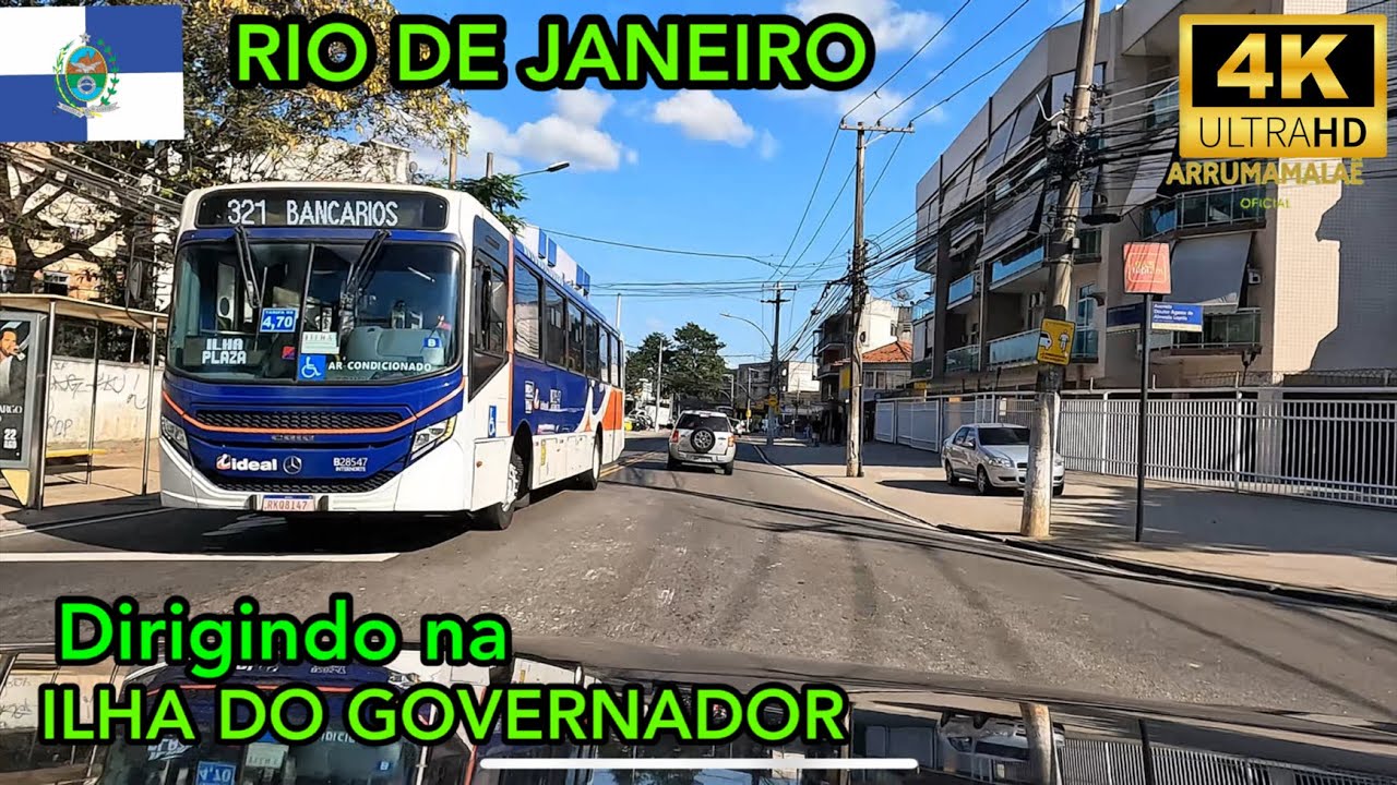  🚗 Dirigindo no Rio de Janeiro | Ilha do Governador: Da Freguesia até a Portuguesa! 🌴