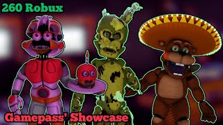 Afton & Pop-Up Pals Gamepasses Showcase!!! | Fredbear's Mega Roleplay