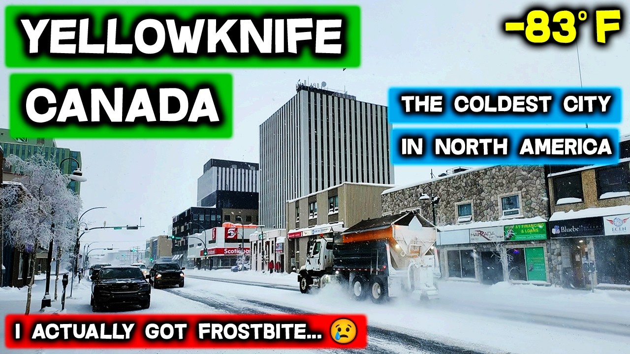 Life In Canada's Coldest City (-83°F) | Yellowknife, Northwest Territories