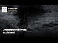 Underground rivers explained | #Shorts