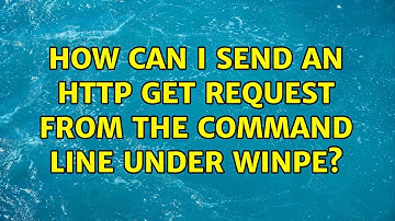 How can I send an HTTP GET request from the command line under WinPE?