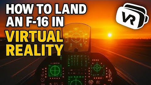 DCS F-16C Tutorial Series: Landing | Virtual Reality | By Ajlal Khalid | with ATC Comms | Urdu