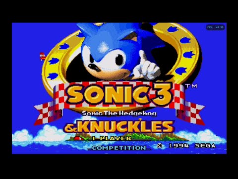 Sonic Mega Collection (GCN/Dolphin Android) - Sonic 3 & Knuckles - Playthrough Parte 1 - (Sonic)