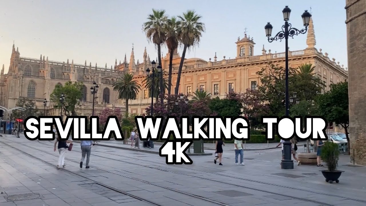 🇪🇸 Sevilla, Spain 4K Walking Tour In the streets of Sevilla.