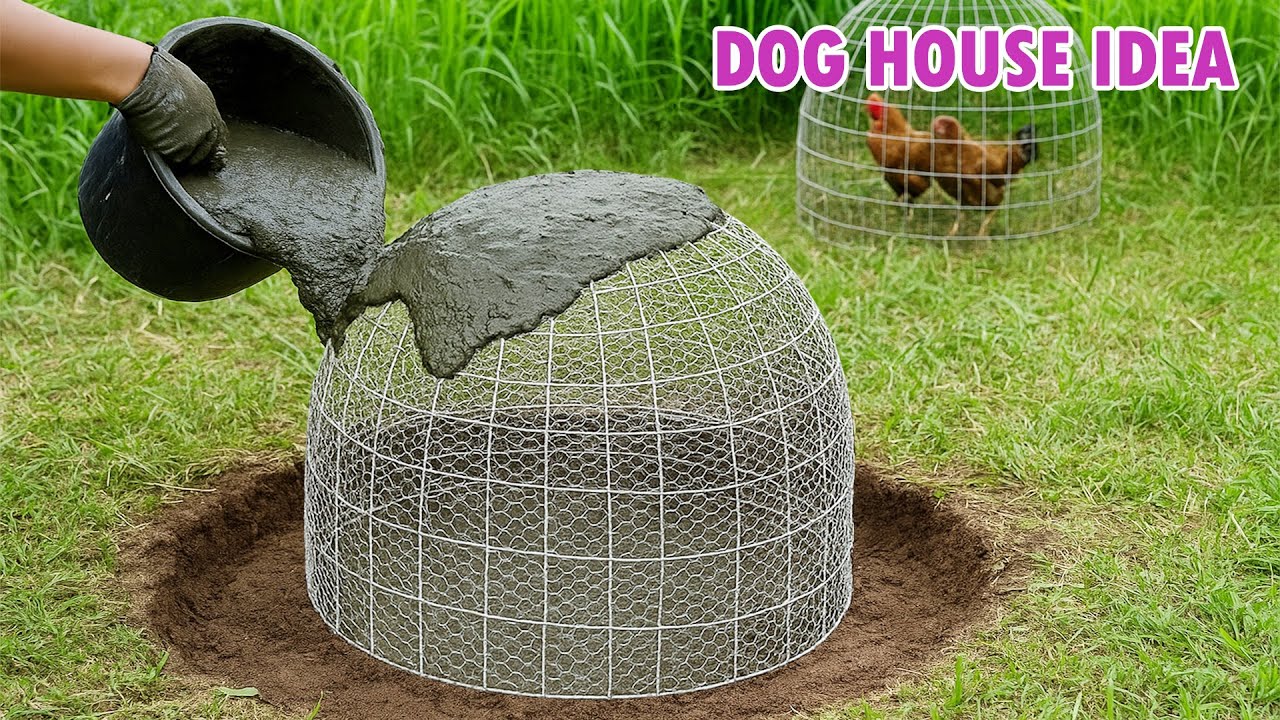 Garden Idea ❤️ DOG HOUSE TECHNOLOGY  ❤️ Your Dog is Happy