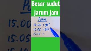 sudut terkecil jarum jam #shots