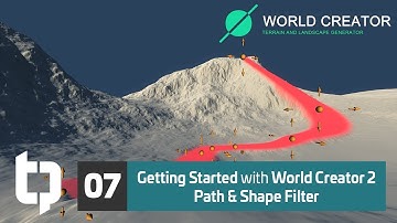 07 | Getting Started with World Creator 2 | Path & Shape Filter