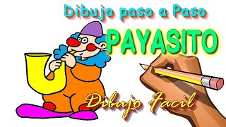 Dibujando Payasito del Circo en 3 minutos / aprende facil a dibujar payasos Dibujando Payasito del Circo en 3 minutos / aprende facil a dibujar payasos