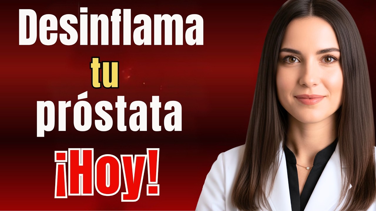 Cómo DESINFLAMAR LA PRÓSTATA después de los 60 | Uróloga con 20 años de experiencia...