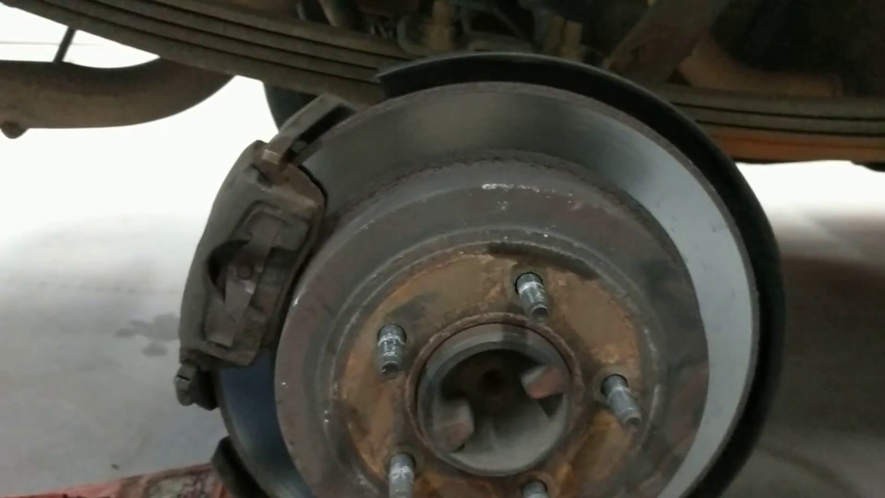 2002 F150 rear brakes - YouTube