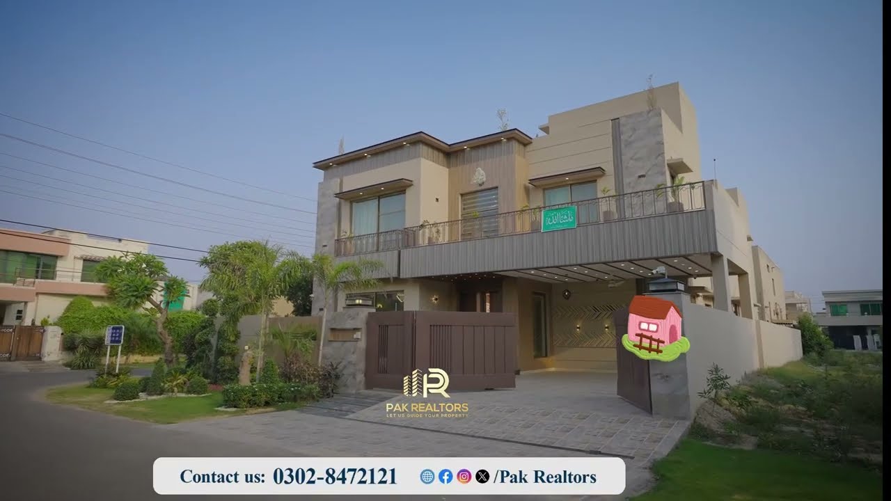 1 Kanal Corner House for Sale | DHA Phase 4 Lahore | Park Facing + Basement + Solar | Pak Realtors