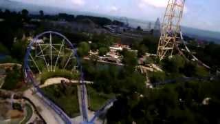 Millenium Force Roller Coaster First Row HD POV Cedar Point Via Google Glass #Throughglass