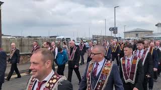 No Surrender club Skerries branch ABOD reformation parade in Portrush 2-5-2026 