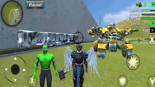 Süper Kahraman Melek Adam - Crime Angel Vegas Air Strike Newyork City #5 - Android Gameplay FHD screenshot 3