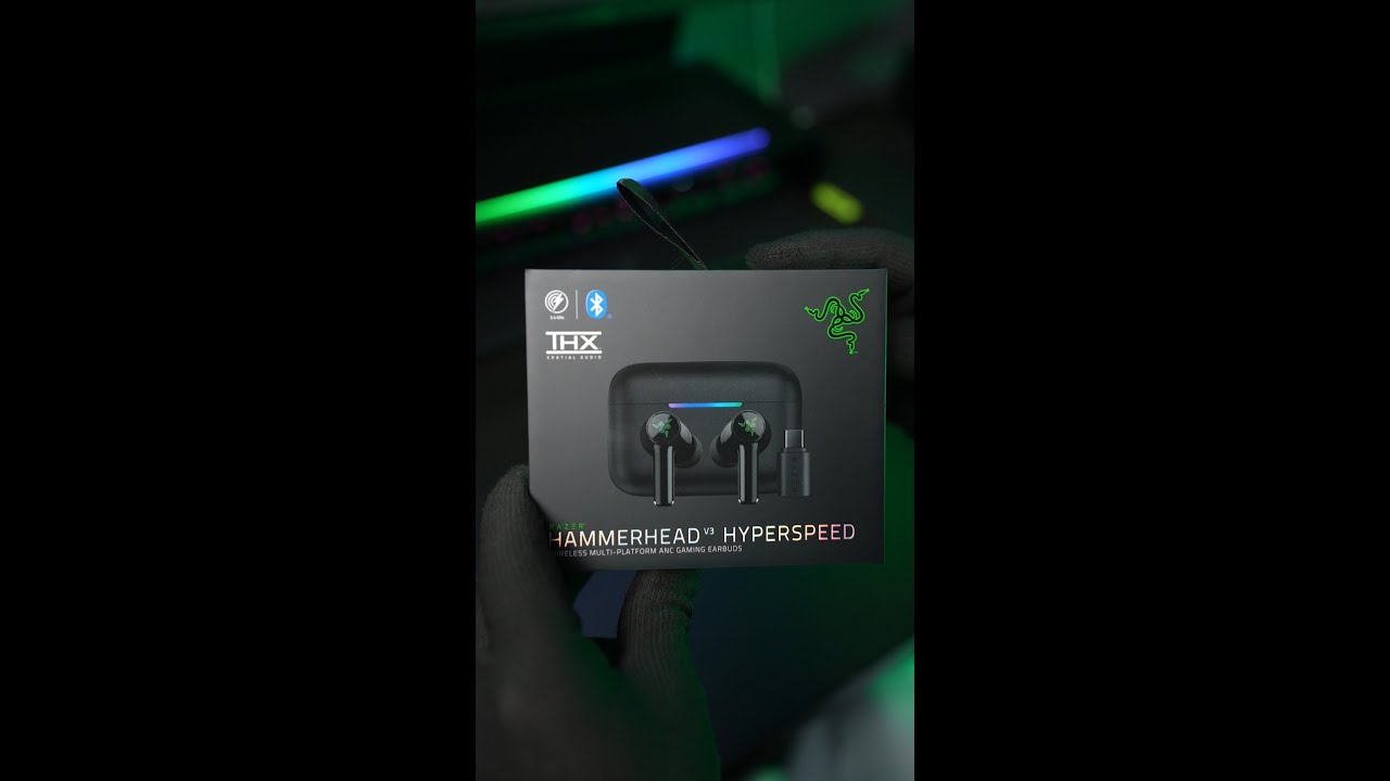 Unboxing the Razer Hammerhead V3 HyperSpeed - YouTube