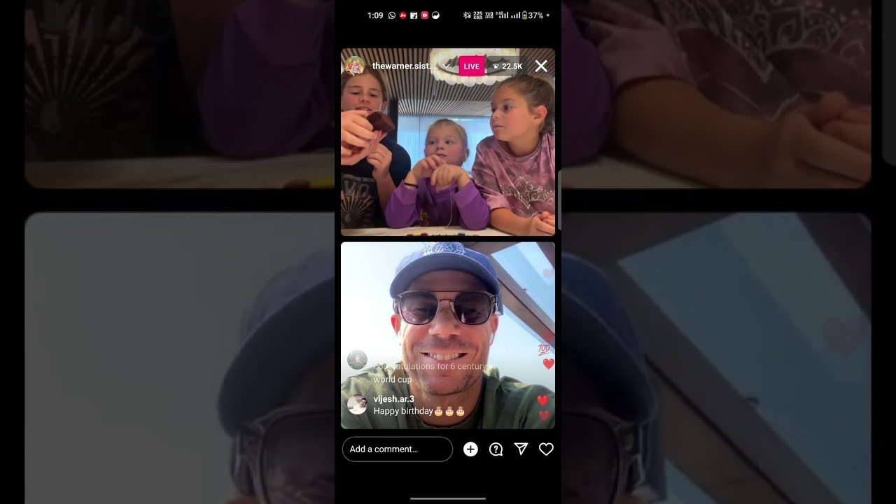 David Warner birthday celebration with Family & Dehli capital