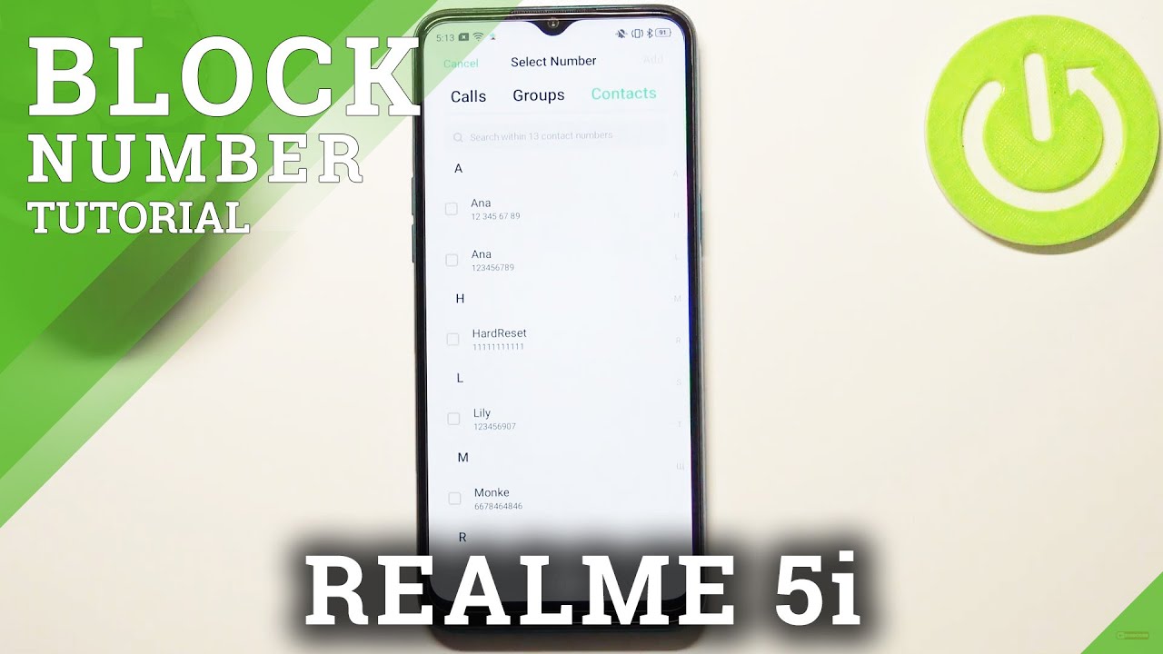 How to Block Number in REALME 5i – Create Blacklist