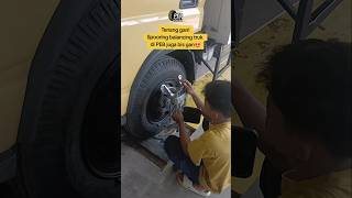 Spooring Balancing Truk di PEB aja gan 😁 #peb #kesambenblitar #spooring #balancing #truck #fypage