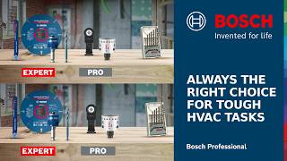 Power Through HVAC Jobs with Bosch Professional Accessories Three Performance Class