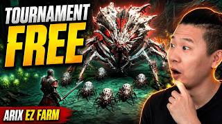 ARIX Spider HARD 10 With 4 Food?! Knights Revenant Tournament EASY