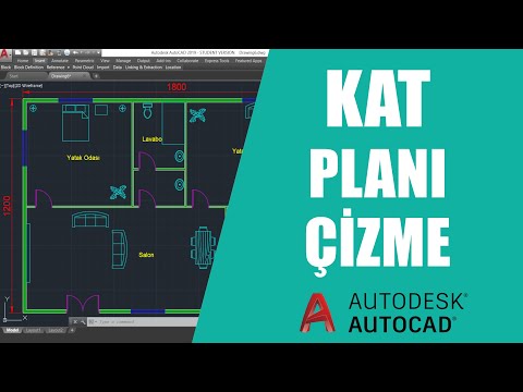 Video: AutoCAD'de Bir çizim Nasıl Oluşturulur