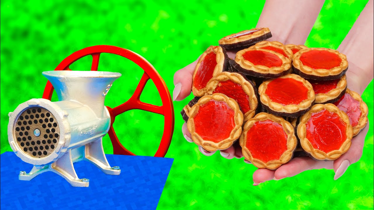 Experiment: Cookies vs Meat Grinder #8
