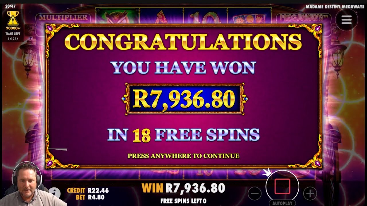 MADAM DESTINY MEGAWAYS PAYS AGAIN!!!