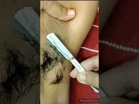 Armpit shaving by straight razor/#armpitshaving #pammibeautyworld  @pummy beauty world