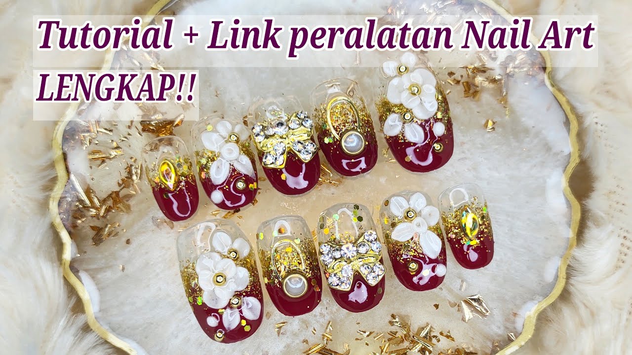 TUTORIAL NAIL ART + LINK PRODUK LENGKAP!! | Melany Indraswari