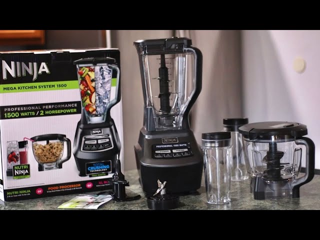 Unboxing & Reviewing New NINJA Mega Kitchen System 1500 ~ Blender, Food  Processor & 2 Nutri Cups 