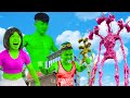 Hulk Family Vs Siren Head Boss Parody Story - BigGreenTV