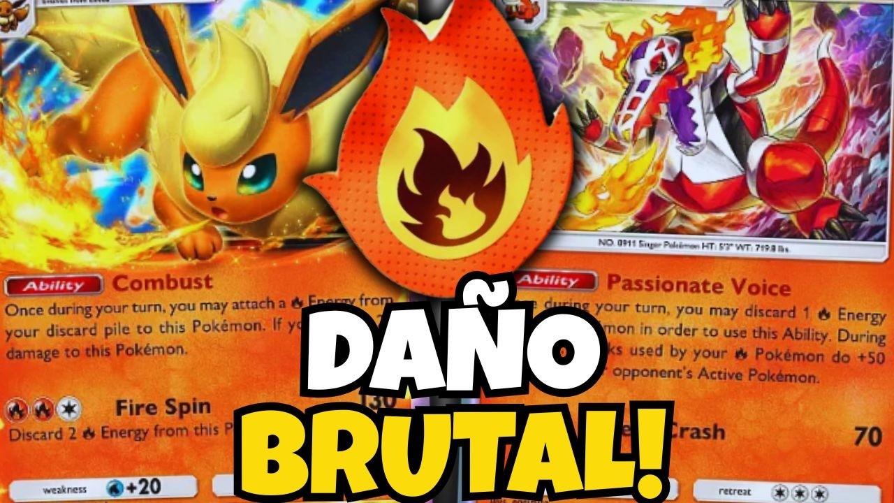 Flareon EX quedó ROTÍSIMO por la Habilidad del NUEVO Skeleridge