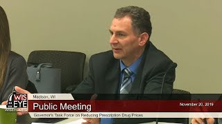 WisEye Morning Minute: Governor's Task Force on Reducing Prescription Drug Prices