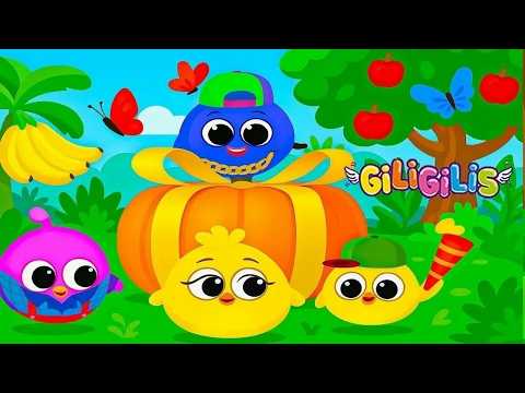 🎃 Mysterious Pumpkin in the Fruit Garden! 🍎 Giligilis’ Funny Adventure with Friends & Fireworks!