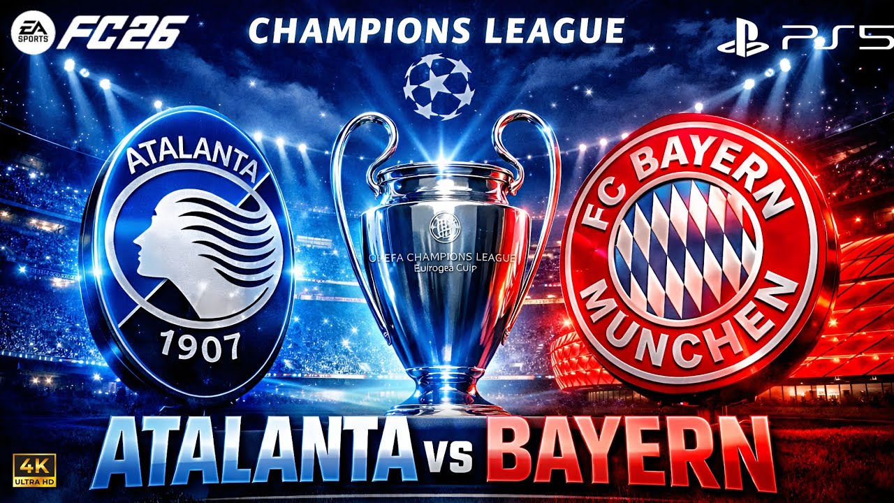 FC26 - Atalanta vs Bayern München | Champions League Achtelfinale | Match Simulation