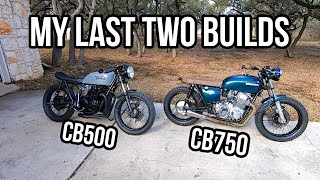 Build overview CB500 and CB750