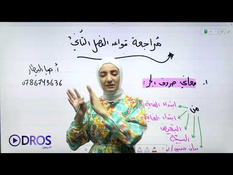 مراجعة قواعد الفصل الثاني 2009 - الاستاذة هيا البيطار