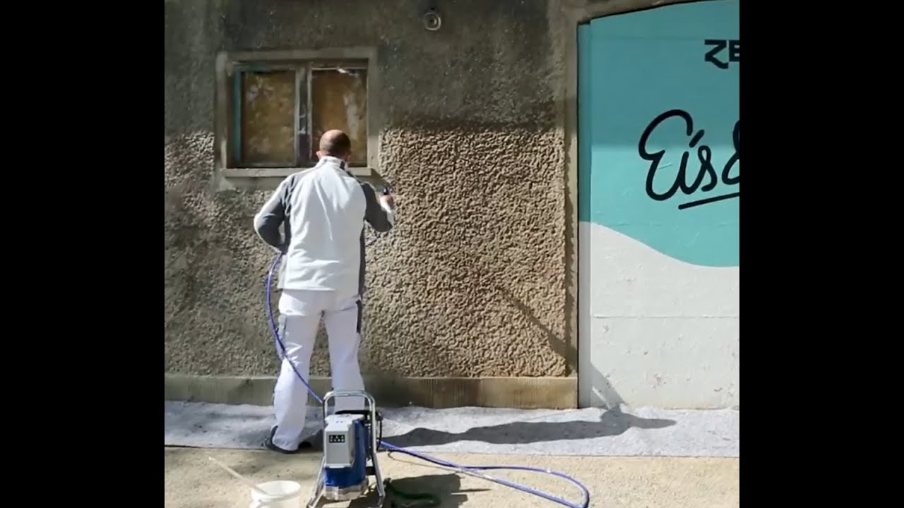 Lavorare con la macchina airless Graco GXFF batteria