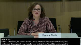 LIVE: Media briefing on global health issues with Dr Tedros