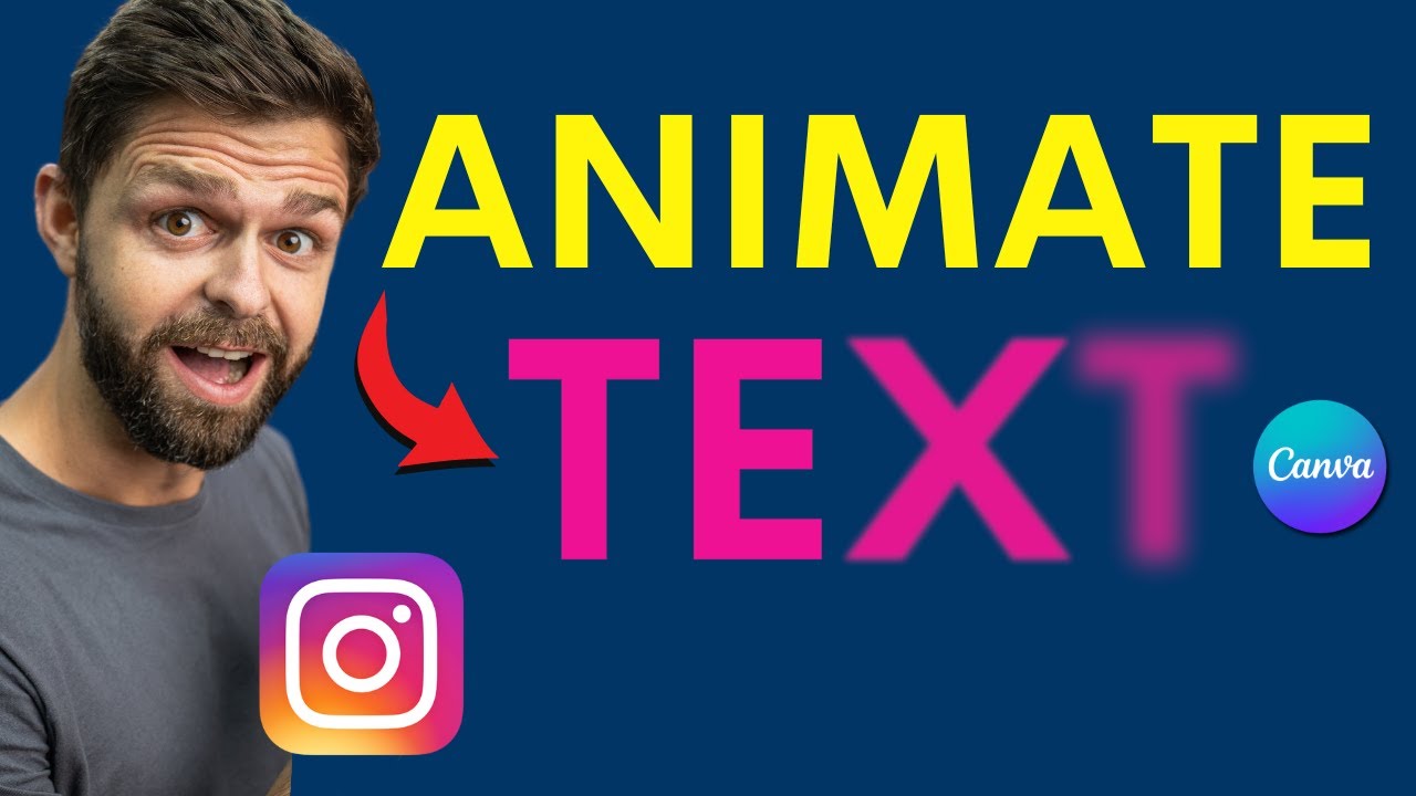 How to Animate Text in Canva for Instagram Reels - YouTube